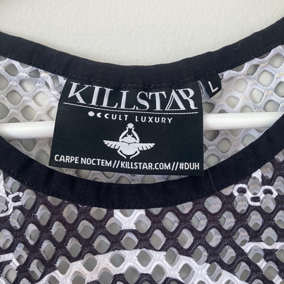 Killstar Mesh Occult Bodycon Dress NWOT - Picture 2 of 3